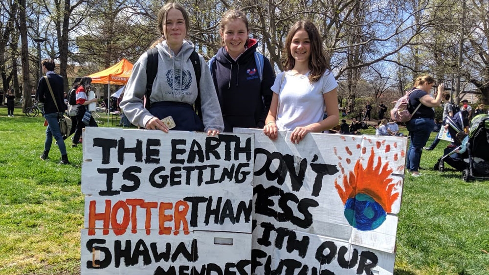 Australia Canberra climate strike