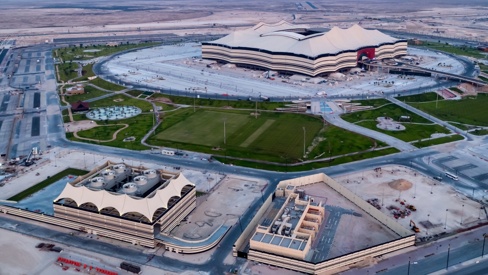 The capacity of Al Bayt stadium is about 60,000 people when it is finished [Supreme Committee for Delivery & Legacy]