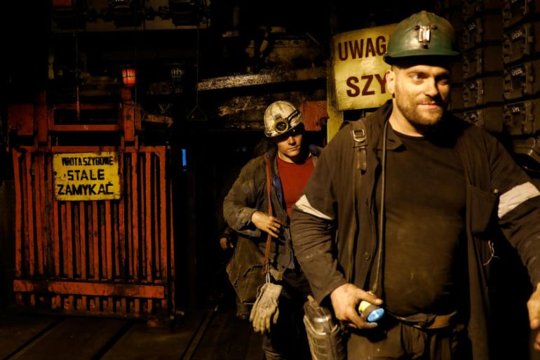 Polish coal miners - reuters