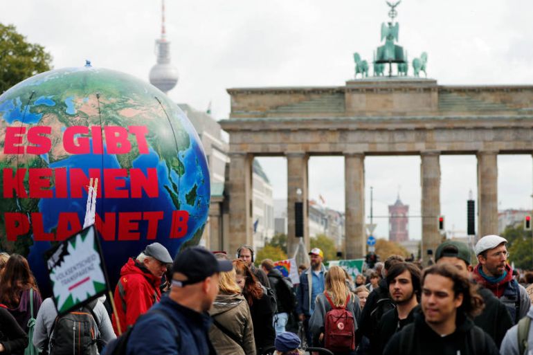 Berlin climate protest - reuters