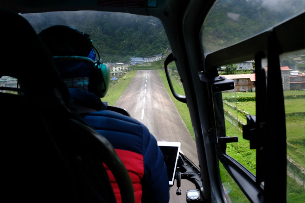 1. Lukla Airstrip is the closest runway to Everest and the most dangerous airport in the world at 2,845m with an incline of 11.7º. The airport was built to service the Everest region in 1964 and serve
