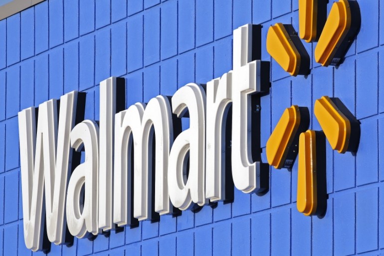 A Walmart store in Commerce, Texas, USA, 04 September 2019