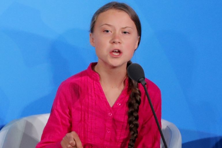 Swedish Climate activist Greta Thunberg