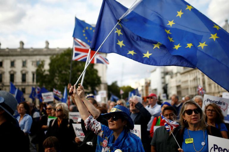 Brexit protest - Reuters