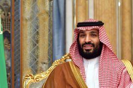 Saudi Arabia''s Crown Prince Mohammed bin Salman attends a meeting with U.S. Secretary of State Mike Pompeo in Jeddah, Saudi Arabia, September 18, 2019. Mandel Ngan/Pool via REUTERS