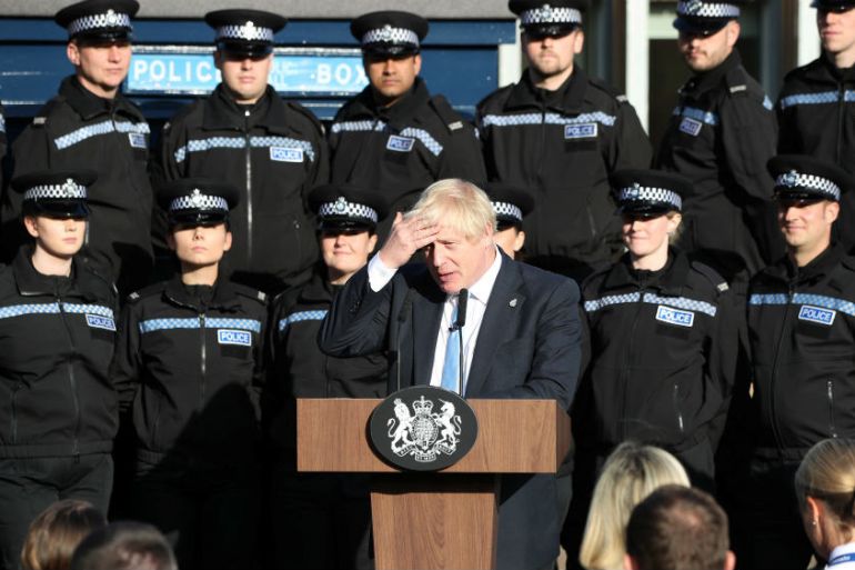 Boris Johnson police academy 9 - reuters