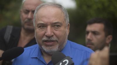 Avigdor Liberman Visits The West Bank Settlement of Ma'ale Adumim Ahead Of Elections