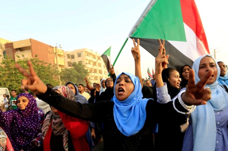 Sudan protest - Reuters