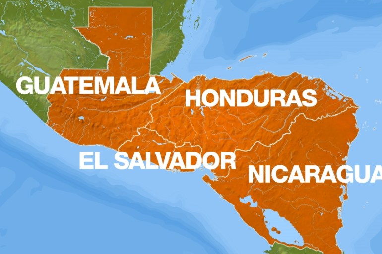 Web Map Central America