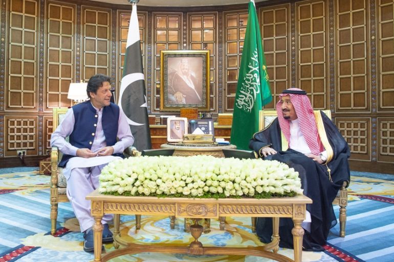 Pakistani Prime Minister Imran Khan in Saudi Arabia