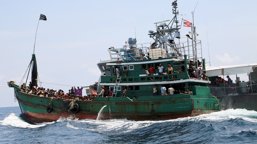 Myanmar smuggler boat
