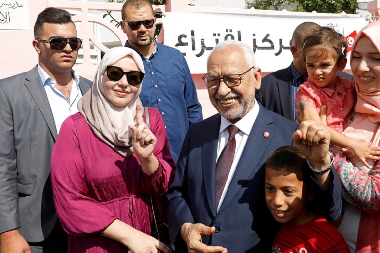 Rached Ghannouchi, leader of Tunisia''s moderate Islamist Ennahda party