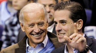 Joe  Biden and his son Hunter