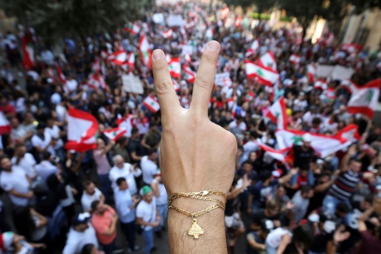 Lebanon protests of the day Reuters