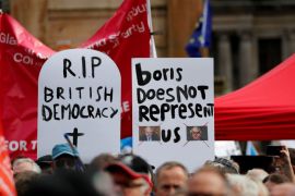 Brexit protest - Reuters