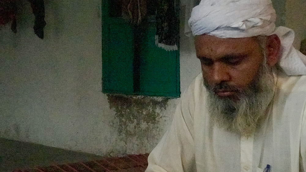Muhammad Ramzan, the father of Faizan Muhammad, who went missing on September 16. Faizan's body was found a day later alongside the skeletal remains of three other boys. [Zehra Abid/Al Jazeera]