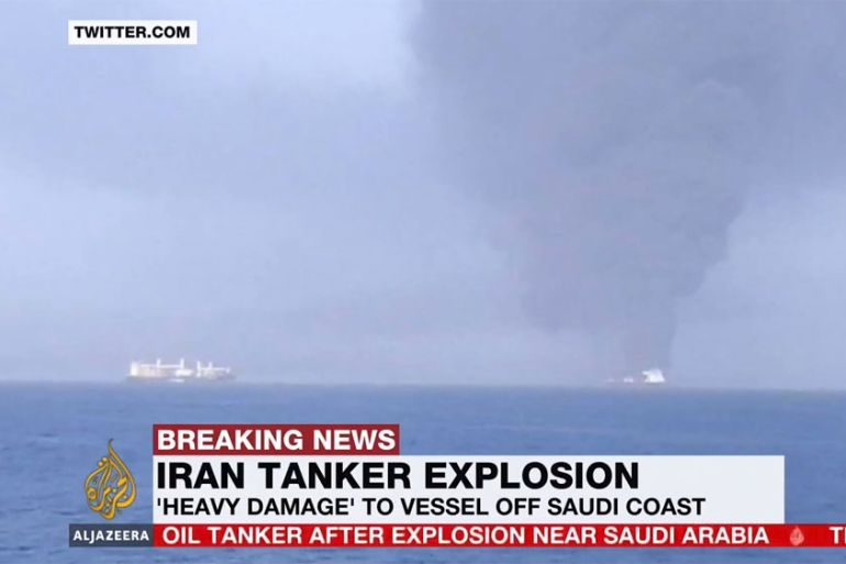 Iran oil tanker blast