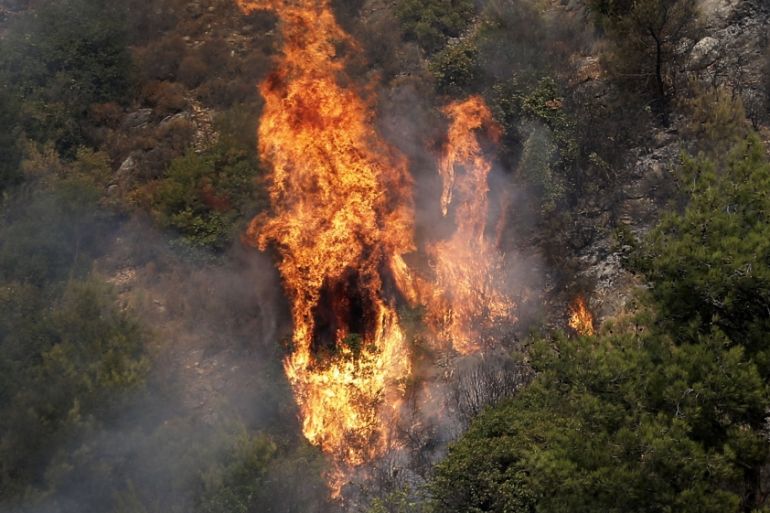 Lebanon fire