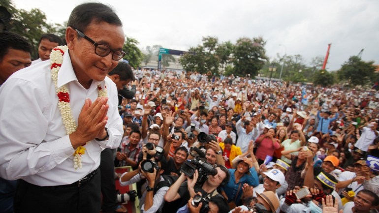 Cambodia Sam Rainsy