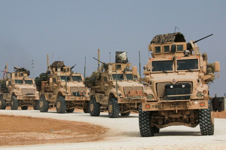 US military convoy