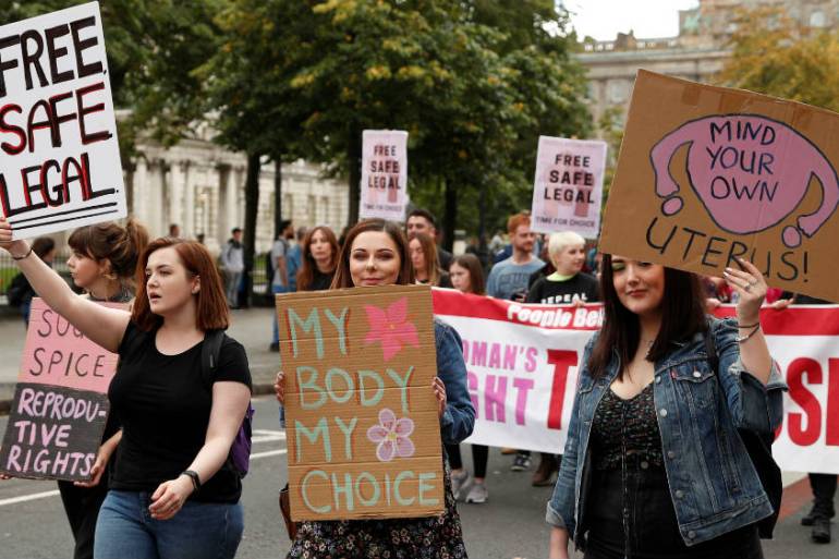 Belfast abortion demo - reuters