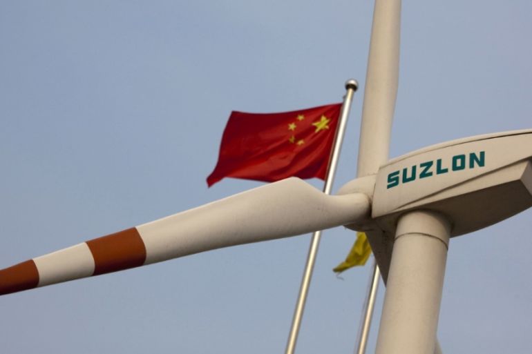 China wind turbine Bloomberg