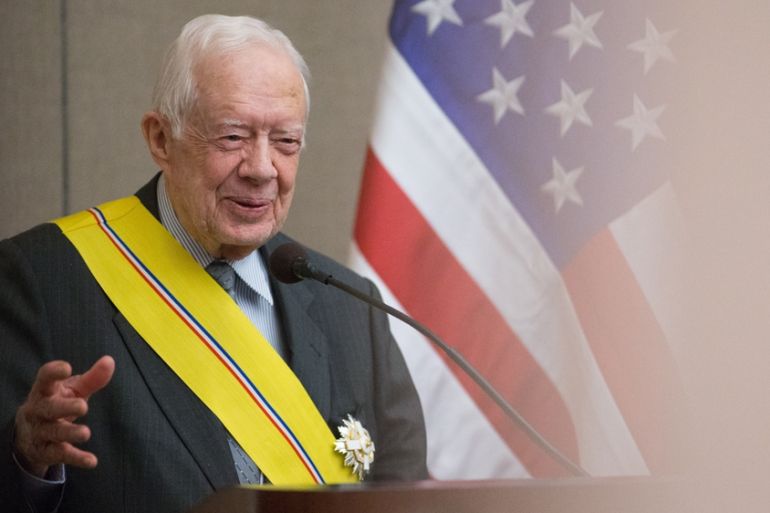 Fresh fall for former USápresident Jimmy Carter