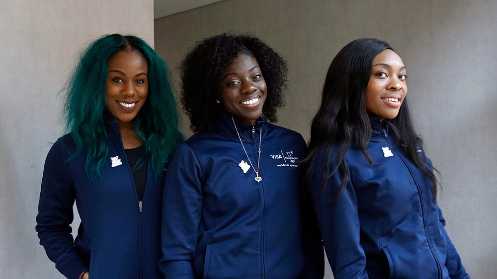 Nigerian women's bobsled team