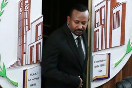 Ethiopia's Prime Minister Abiy Ahmed has faced criticism from his own Oromo community and from other ethnic gorups in Ethiopia [File: Reuters/Tiksa Negeri]