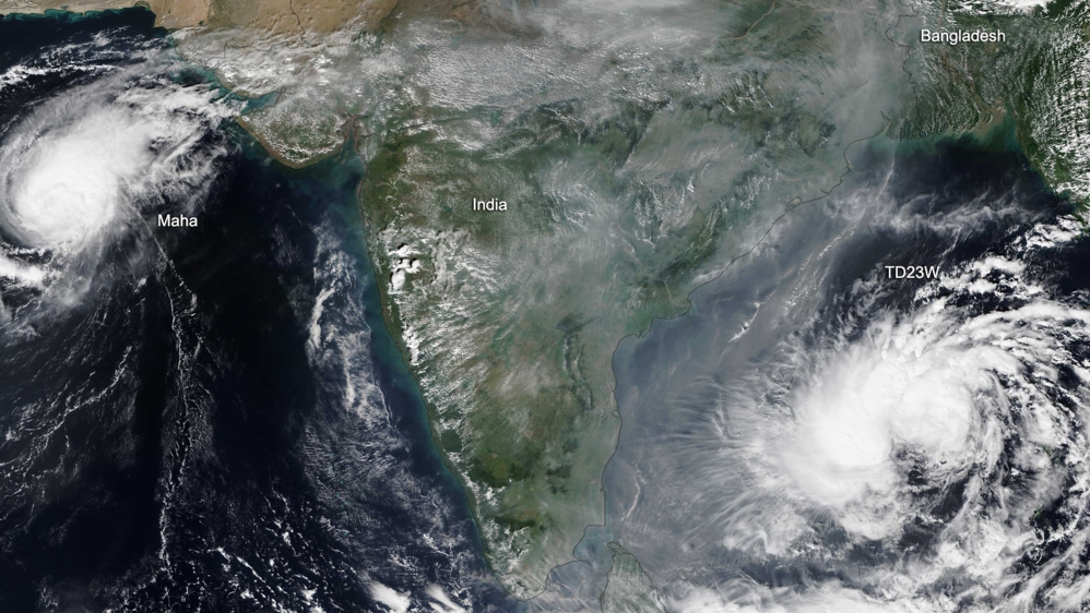 Tropical Cyclone Matmo Is Reborn As Bulbul Climate News Al Jazeera