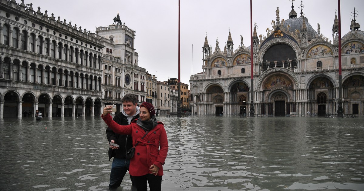 Venice Flooded By Record High Tide
