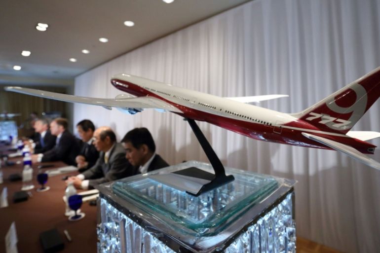 Boeing 777X aircraft (Bloomberg)