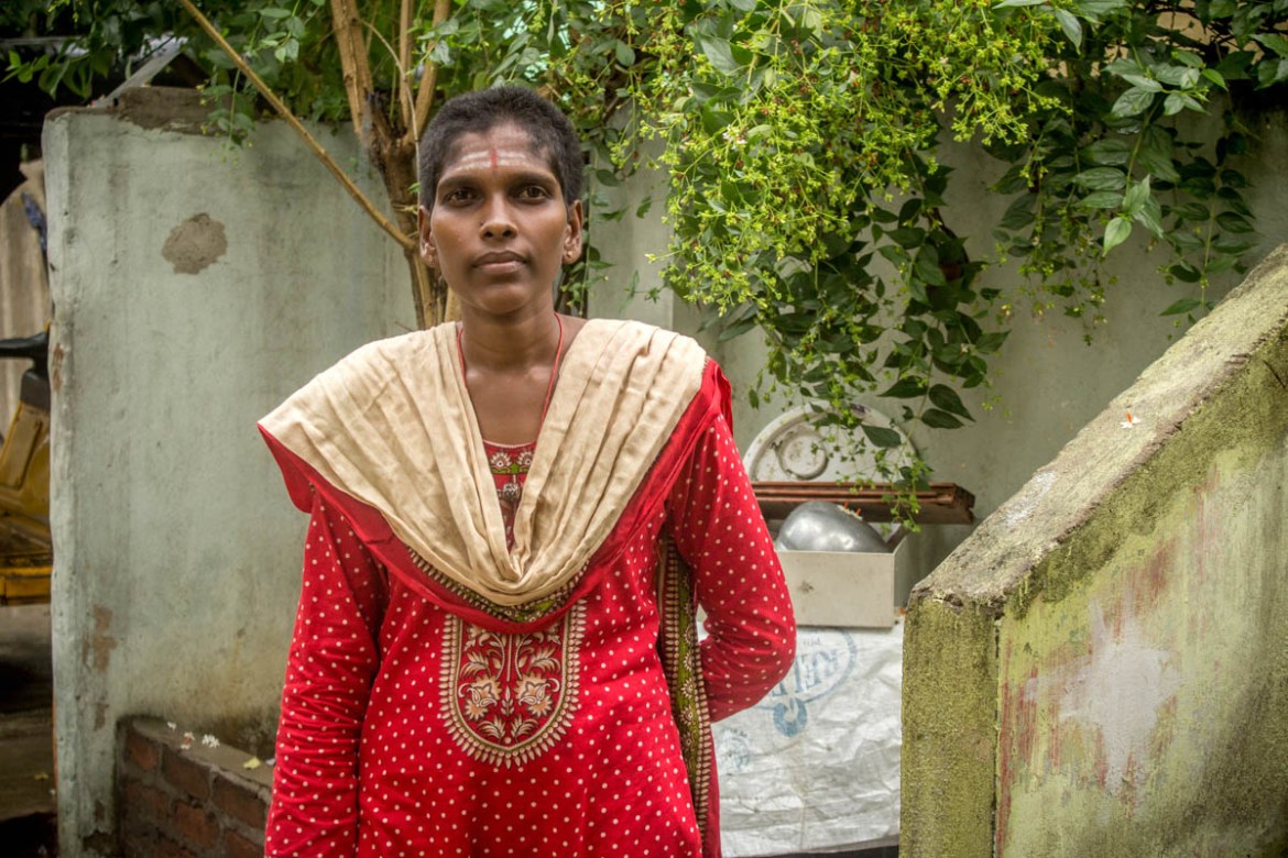 C Mahalakshmi, 30, has memories of growing next to the sea. She says, “Earlier, 20 people used to come together, after the catch, and clean fishes. They would give us a handful of fishes. There was an