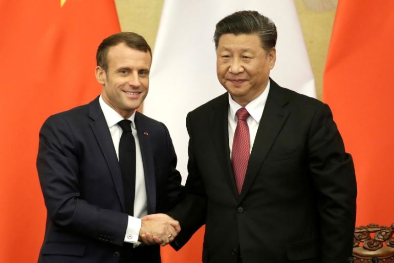 Macron and Xi