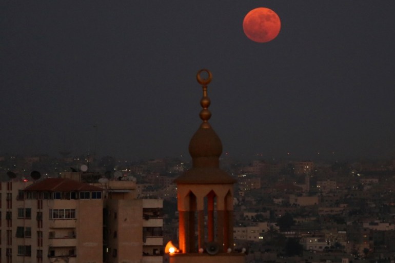 Full moon in Gaza