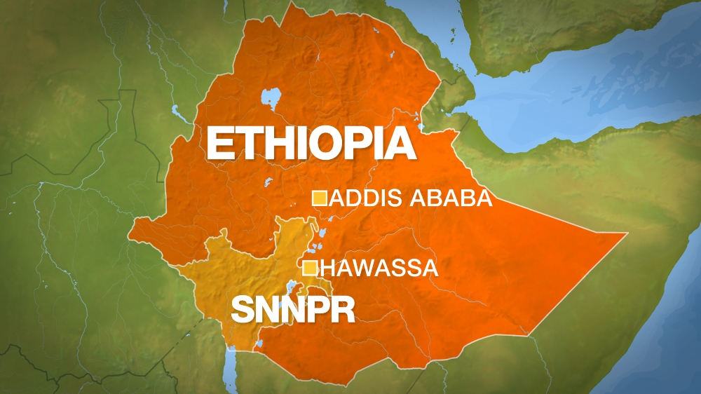 Ethiopia Sidama referendum map