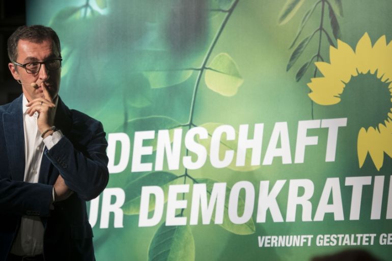 Greens Party Campaigns In Hesse State Elections In Offenbach
