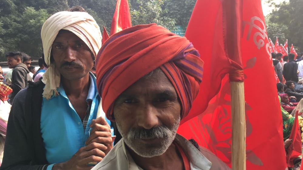 India forest dwellers rally 1