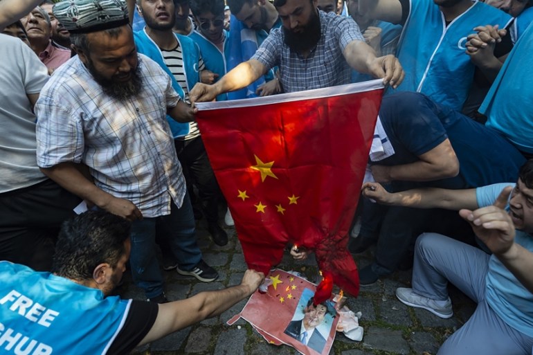TURKEY-CHINA-UIGHUR-POLITICS-PROTEST-RIGHTS