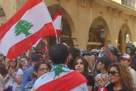 Protesters blockade parliament headquarters In Beirut