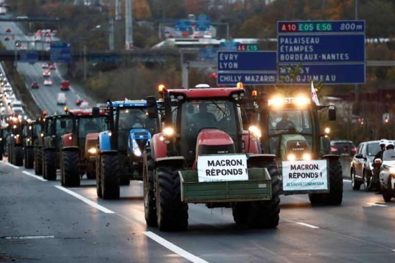 tractors Paris - reuters