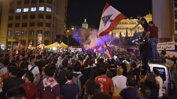 Continuing protests in Lebanon