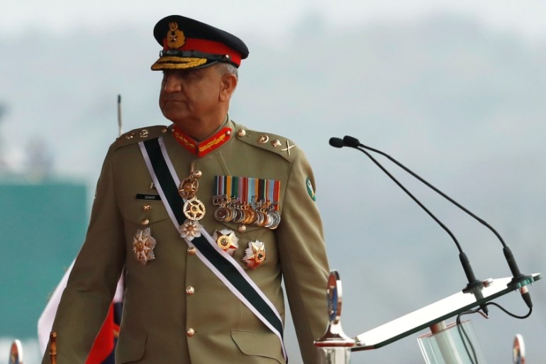 Pakistan''s Army Chief of Staff General Qamar Javed Bajwa, walks as he arrives to attend the Pakistan Day military parade in Islamabad, Pakistan March 23, 2019