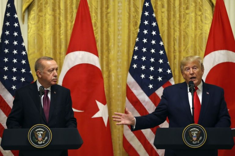 President of Turkey, Recep Tayyip Erdogan in Washington