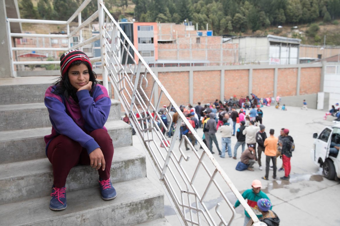 Daniela, 25, walked through Venezuela and Colombia with her boyfriend and two friends for almost one month, walking during the day and taking rides at night. She left her four and two-year-old child