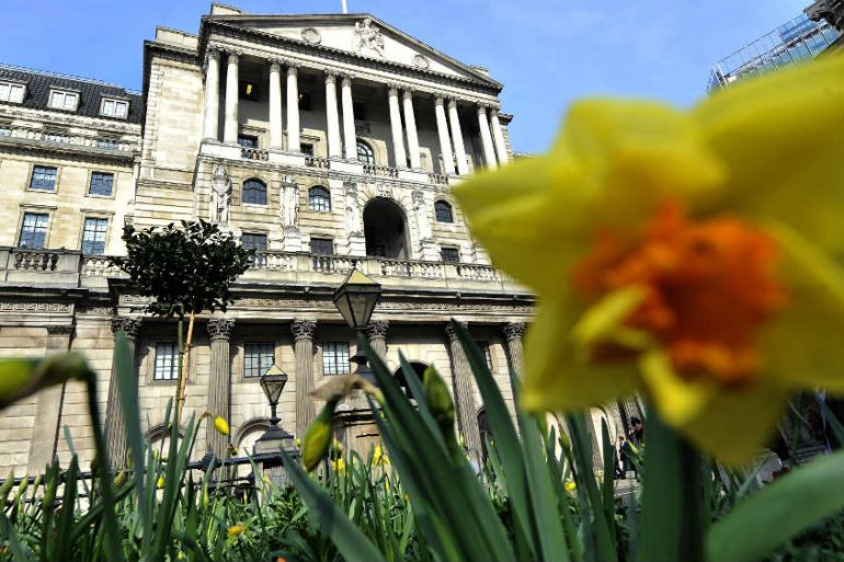 Bank of England - spring - EPA