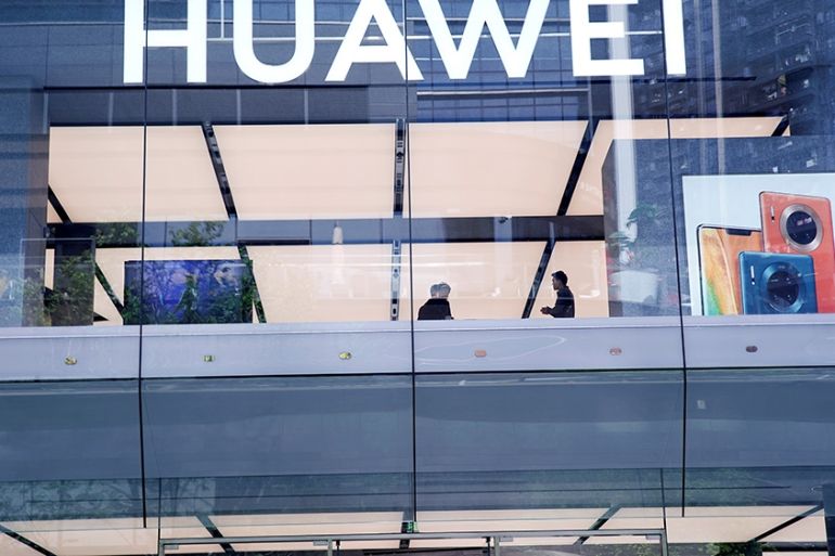 Huawei''s first global flagship store is pictured in Shenzhen, Guangdong province, China October 30, 2019