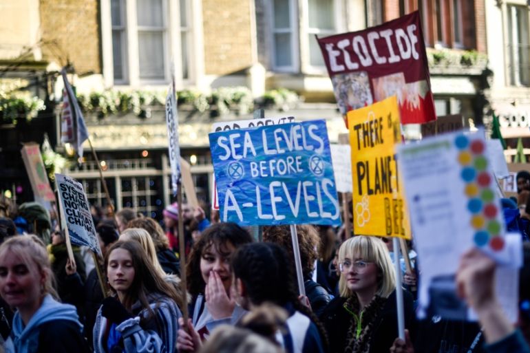 "Fridays For Future" Climate Protest Takes Place In London