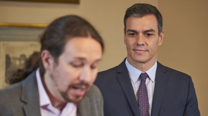 The Leaders Of Spain''s Socialist And Unidas Podemos Parties Meet To Agree A Coalition
