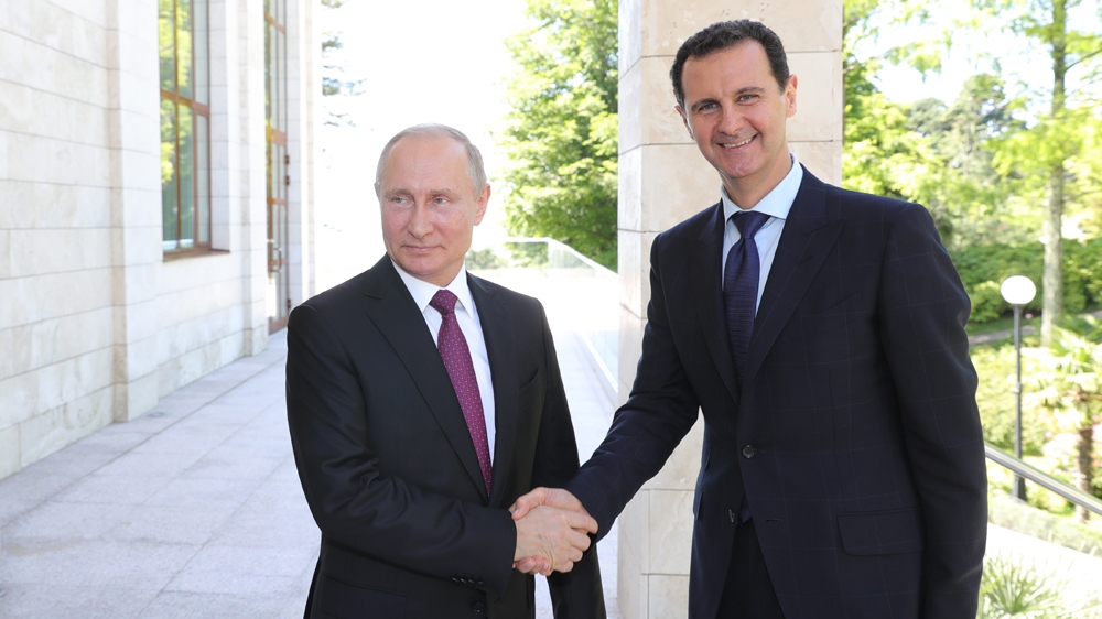 Vladimir Putin, Bashar al-Assad